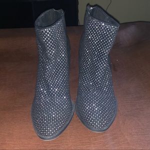 Madden Girl Women Black Ankle Boots